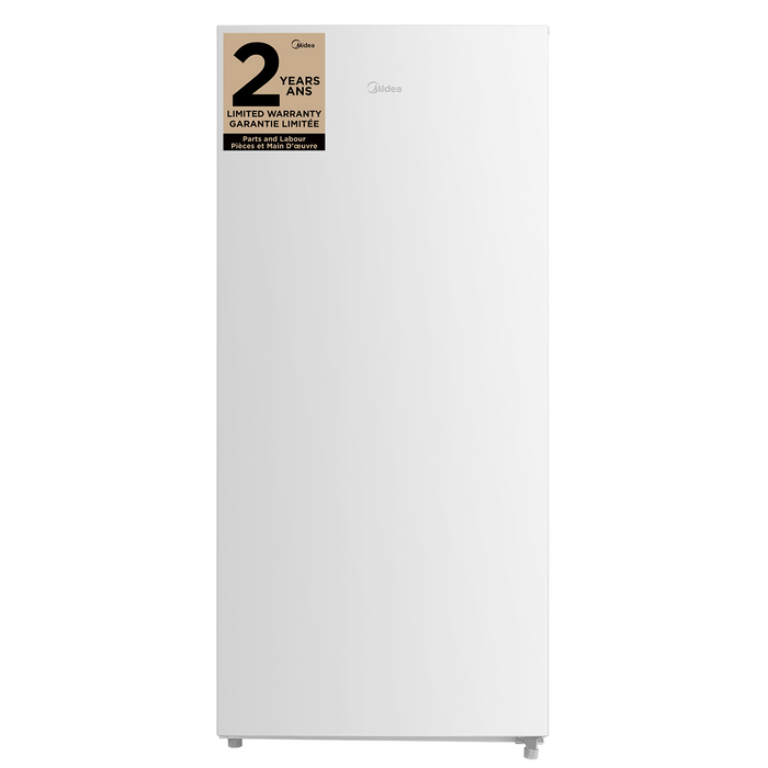 Appareil vertical 2 en 1 Midea de 21 pi3 convertible en réfrigérateur ou congélateur - blanc - MRU21F6AWW