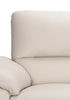 Mystic 85.4” Contemporary Genuine Leather Sofa - Frost | Sofa contemporain Mystic de 85,4 po en cuir véritable - givre