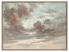 Toile décorative encadrée « Clouds I » - 18 po x 24 po 