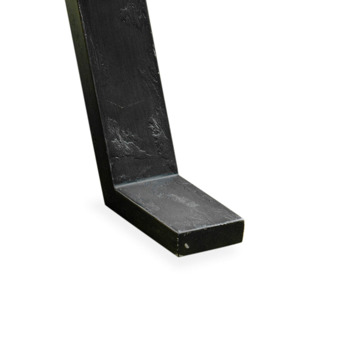 Table de bout Newton de 26 po avec dessus en verre - muscade grillée