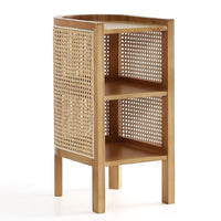 Table de bout Versailles de Manhattan Comfort - canne naturelle