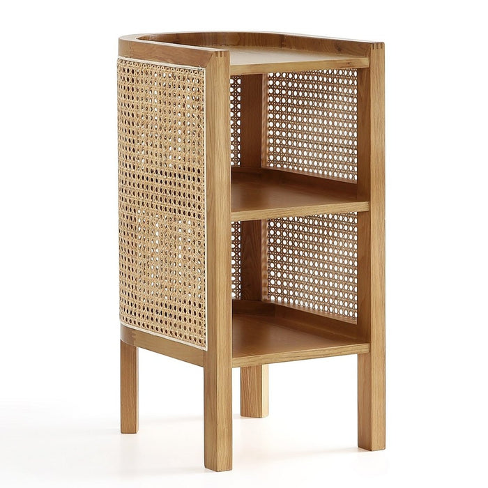 Table de bout Versailles de Manhattan Comfort - canne naturelle