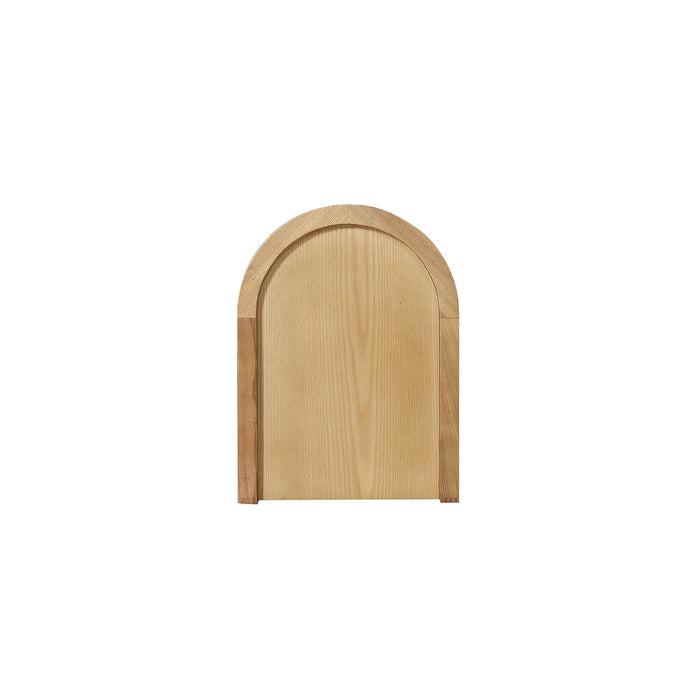 Table de bout Versailles de Manhattan Comfort - canne naturelle