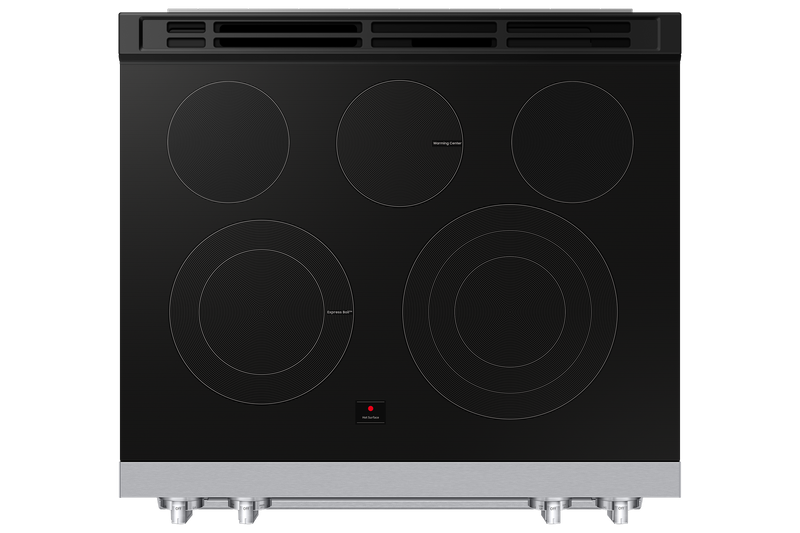 Cuisinière électrique encastrée Flex DuoMC de Samsung de 6,3 pi3 avec friture à air Air Fry Max - Acier inoxydable - NSE90H63DRAC