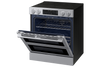 Samsung 6.3 Cu. Ft. Electric Slide-In Flex Duo™ Range with Air Fry Max – Stainless Steel - NSE90H63DRAC | Cuisinière électrique encastrée Flex DuoMC de Samsung de 6,3 pi3 avec friture à air Air Fry Max - Acier inoxydable - NSE90H63DRAC