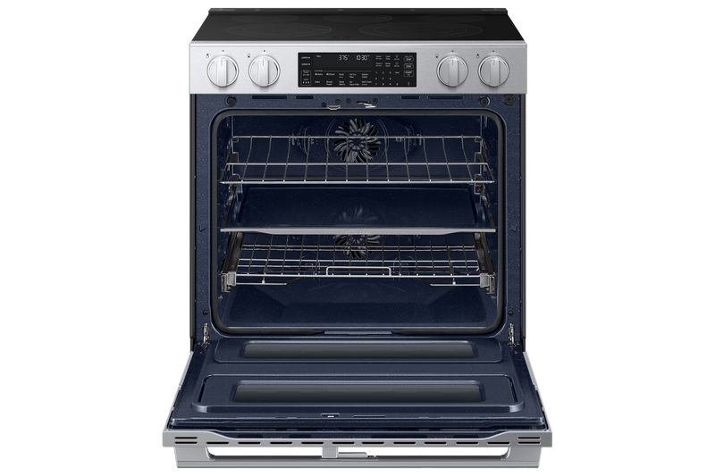 Cuisinière électrique encastrée Flex DuoMC de Samsung de 6,3 pi3 avec friture à air Air Fry Max - Acier inoxydable - NSE90H63DRAC