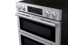 Samsung 6.3 Cu. Ft. Electric Slide-In Flex Duo™ Range with Air Fry Max – Stainless Steel - NSE90H63DRAC | Cuisinière électrique encastrée Flex DuoMC de Samsung de 6,3 pi3 avec friture à air Air Fry Max - Acier inoxydable - NSE90H63DRAC