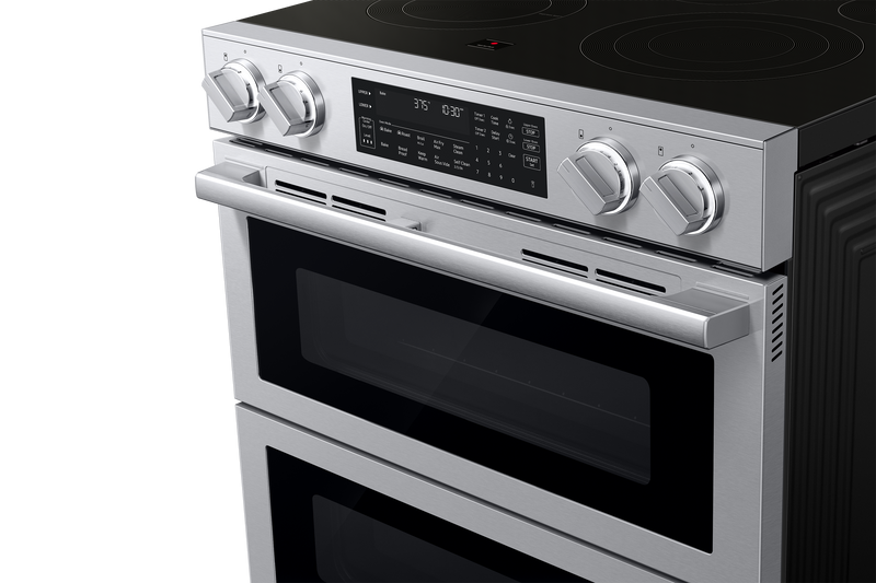 Cuisinière électrique encastrée Flex DuoMC de Samsung de 6,3 pi3 avec friture à air Air Fry Max - Acier inoxydable - NSE90H63DRAC