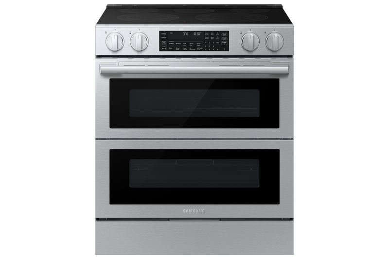 Cuisinière électrique encastrée Flex DuoMC de Samsung de 6,3 pi3 avec friture à air Air Fry Max - Acier inoxydable - NSE90H63DRAC