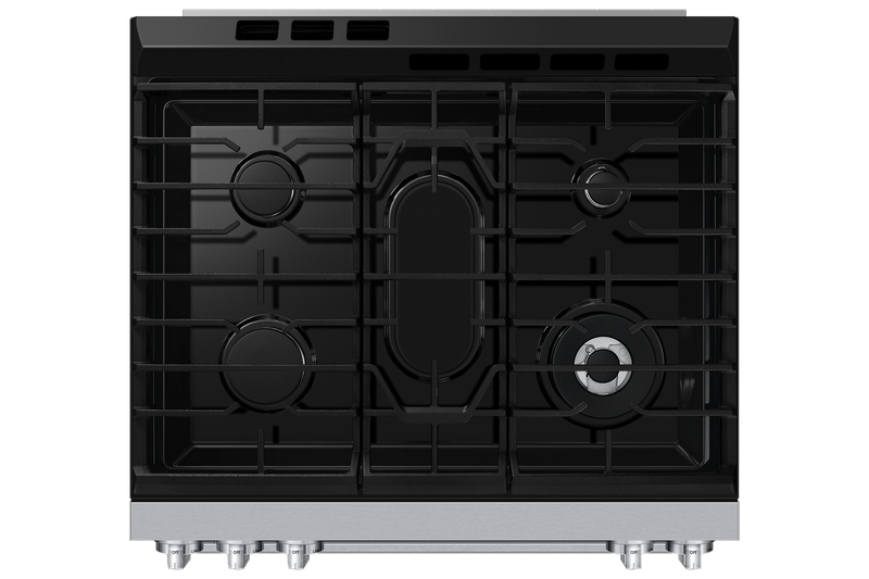 Cuisinière encastrée Samsung de 6 pi3 à convection véritable avec friture à air Air Fry Max - blanc - NSG80H60SWAA