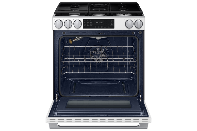 Cuisinière encastrée Samsung de 6 pi3 à convection véritable avec friture à air Air Fry Max - blanc - NSG80H60SWAA