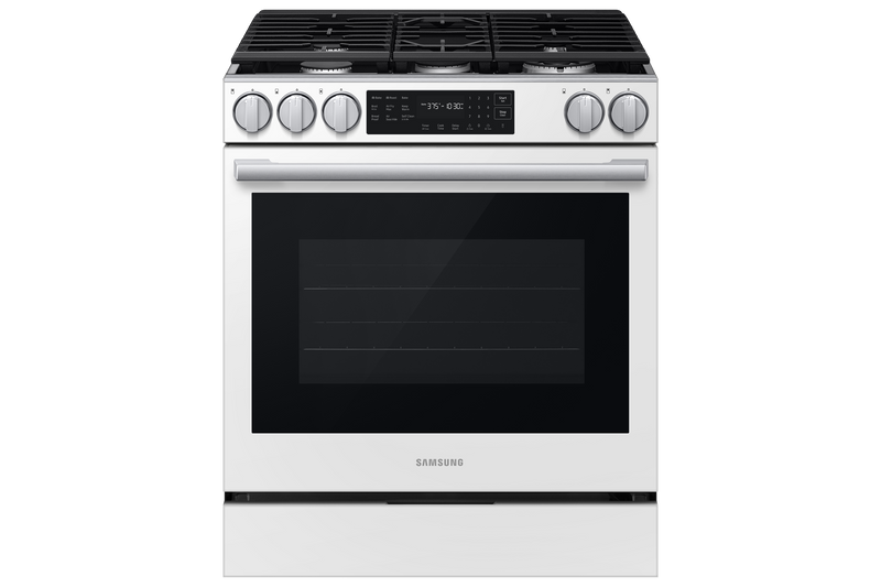 Cuisinière encastrée Samsung de 6 pi3 à convection véritable avec friture à air Air Fry Max - blanc - NSG80H60SWAA