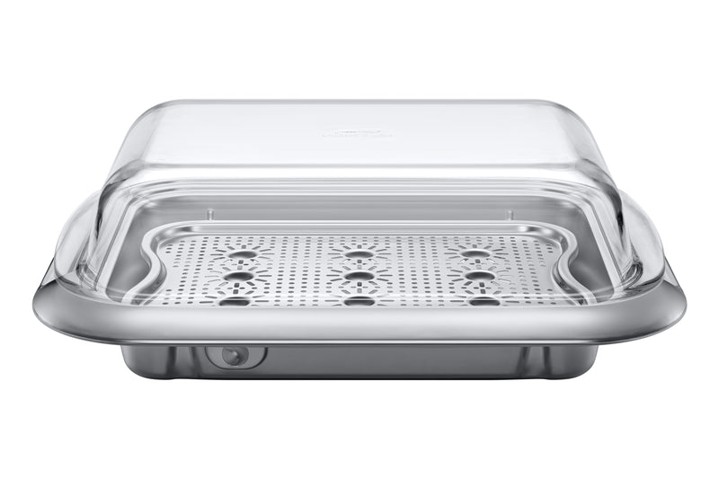 Plateau de cuisson à la vapeur plus Samsung - acier inoxydable - NV-AS7000CS/AA 