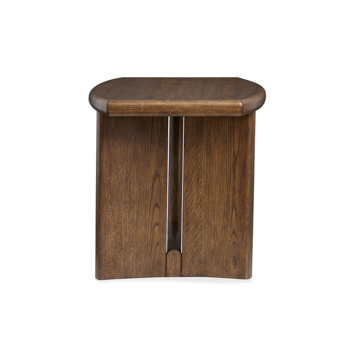 Table de bout Parry de 22 po - brun terre de Sienne
