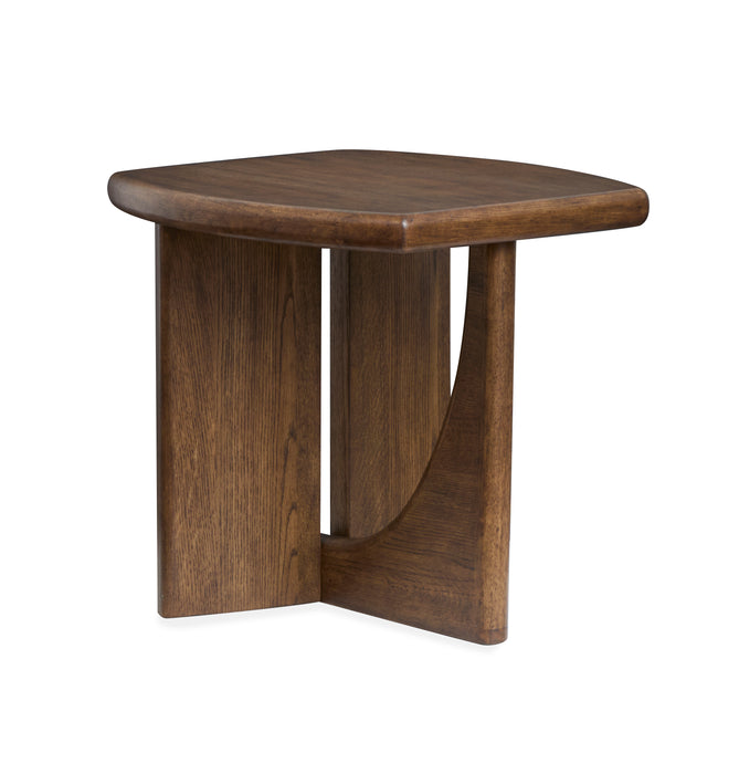 Table de bout Parry de 22 po - brun terre de Sienne