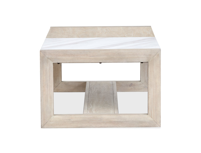 Table à café Penley de 48 po avec rangement - chamois galerie