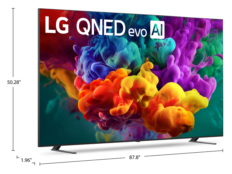 Téléviseur intelligent Mini DEL LG QNED84 4K de 100 po avec webOS (100QNED84BU.ACC) - modèle 2026