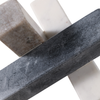 Marble 6” Abstract Jack Decoration – White | Osselet décoratif abstrait de 6 po en marbre - blanc