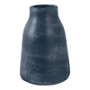 8.75” Terracotta Vase with Handle – Blue  | Vase de 8,75 po en terre cuite avec poignée - bleu