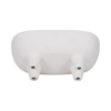 10” Ceramic Rounded Rectangle Bowl– White  | Bol rectangulaire arrondi de 10 po en céramique - blanc