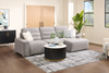 Shaquille O’Neal Home Prestige 3-Piece Right-Facing Sectional with Power Reclining – Grey | Sofa sectionnel de droite Prestige de Shaquille O’Neal Home 3 pièces avec inclinaison électrique - gris