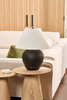 Sidney 14" Table Lamp with Linen Shade – Black | Lampe de table Sidney de 14 po avec abat-jour en lin - noire | SIDNEYTL