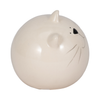 5” Ceramic Cat Orb Decoration – White | Chat sphérique décoratif de 5 po en céramique - blanc