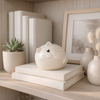 5” Ceramic Cat Orb Decoration – White | Chat sphérique décoratif de 5 po en céramique - blanc
