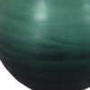 7.5” Modern Etched Glass Vase – Green | Vase moderne de 7,5 po en verre gravé - vert