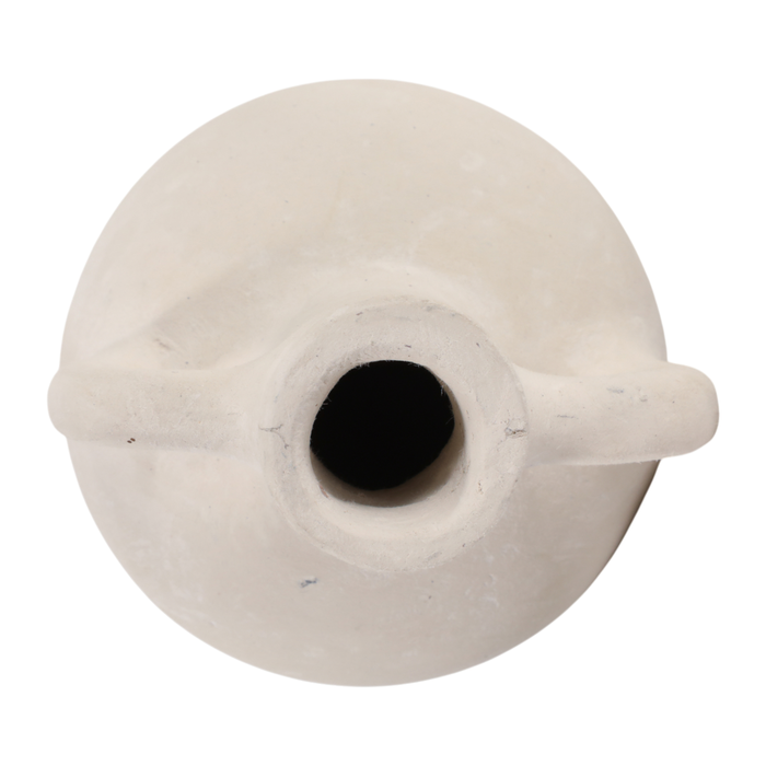 Vase à fleurs contemporain Boho de 6,5 po en céramique - ivoire 