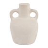 6.5” Contemporary Boho Bud Vase – Ivory  | Vase à fleurs contemporain Boho de 6,5 po en céramique - ivoire