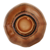 10.5” Modern Glass Vase – Smoke Brown | Vase moderne de 10,5 po en verre - brun fumée