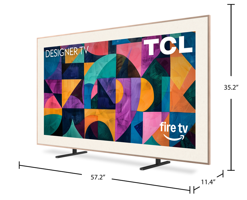 Téléviseur intelligent encadré QLED TCL A400 de série Pro UHD 4K de 65 po avec HDR et Fire TV (65A400PRO) - modèle 2026 