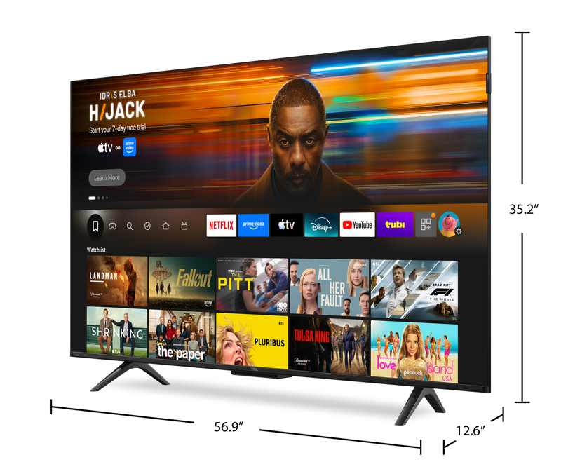 Téléviseur intelligent QD-Mini DEL QLED TCL de série Q6L UHD 4K de 65 po avec HDR et Fire TV (65Q6L) - modèle 2026