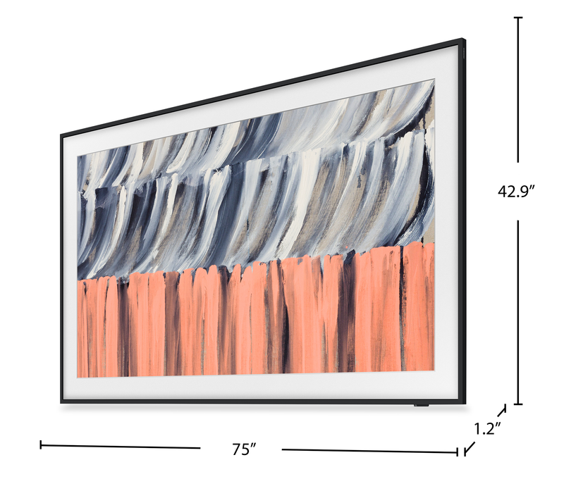 Téléviseur intelligent The Frame SAMSUNG LS03HE 4K de 85 po avec Vision AI (QN85LS03HEFXZC) - modèle 2026