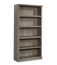 Bibliothèque Alcott de 35,28 po à 5 tablettes dont 3 tablettes réglables - chêne mystique