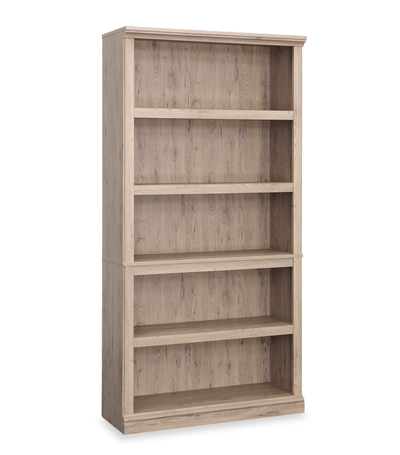 Alcott 35.28” 5-Shelf Bookcase with 3 Adjustable Shelves - Pacific Maple | Bibliothèque Alcott de 35,28 po à 5 tablettes dont 3 tablettes réglables - érable Pacifique