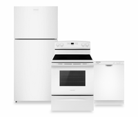  Ensemble de 3 électroménagers Amana pour la cuisine - blanc
