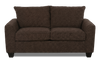 Sofa personnalisable Arc de Sofa Lab de 86 po de format condo fabriqué au Canada en tissu - Teddy Walnut