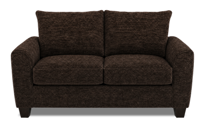 Made in Canada Customizable Sofa Lab Arc 86" Fabric Condo Sofa  – Plush Chocolate | Sofa personnalisable Arc de Sofa Lab de 86 po de format condo fabriqué au Canada en tissu - Plush Chocolate