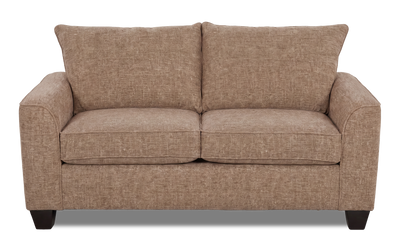 Made in Canada Customizable Sofa Lab Arc 86" Fabric Condo Sofa  – Chenille Praline | Sofa personnalisable Arc de Sofa Lab de 86 po de format condo fabriqué au Canada en tissu - Chenille Praline