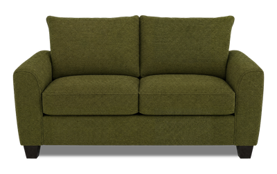 Made in Canada Customizable Sofa Lab Arc 86" Fabric Condo Sofa  – Chenille Moss | Sofa personnalisable Arc de Sofa Lab de 86 po de format condo fabriqué au Canada en tissu - Chenille Moss