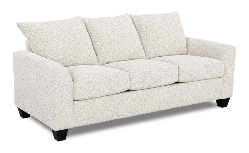 Sofa personnalisable Arc de Sofa Lab de 86 po fabriqué au Canada en tissu - Teddy Riverrock