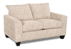 Made in Canada Customizable Sofa Lab Arc  63" Fabric Loveseat – Plush Parchment | Causeuse personnalisable Roll de Sofa Lab de 63 po fabriqué au Canada en tissu - Plush Parchment