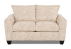 Made in Canada Customizable Sofa Lab Arc  63" Fabric Loveseat – Plush Parchment | Causeuse personnalisable Roll de Sofa Lab de 63 po fabriqué au Canada en tissu - Plush Parchment