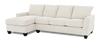 Made in Canada Customizable Sofa Lab Arc Left-Facing Fabric Sofa Chaise - Teddy Riverrock | Sofa avec fauteuil long de gauche personnalisable Arc de Sofa Lab fabriqué au Canada en tissu - Teddy Riverrock