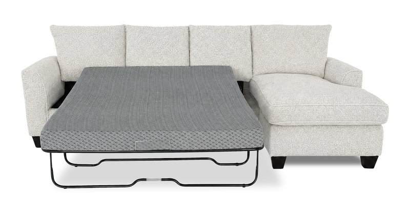 Sofa-lit sectionnel de droite personnalisable Arc de Sofa Lab fabriqué au Canada en tissu - Teddy Riverrock