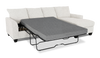 Made in Canada Customizable Sofa Lab Arc Fabric Right-Facing Sofabed Sectional - Teddy Riverrock | Sofa-lit sectionnel de droite personnalisable Arc de Sofa Lab fabriqué au Canada en tissu - Teddy Riverrock