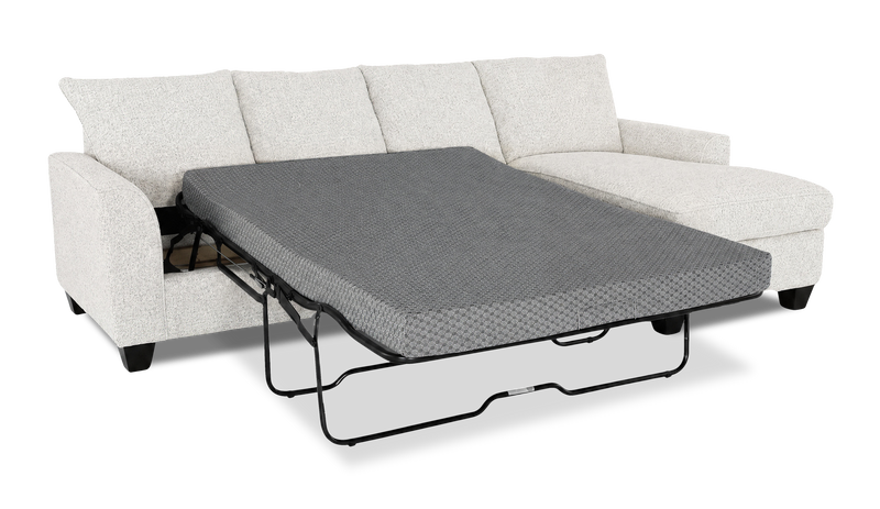 Sofa-lit sectionnel de droite personnalisable Arc de Sofa Lab fabriqué au Canada en tissu - Teddy Riverrock