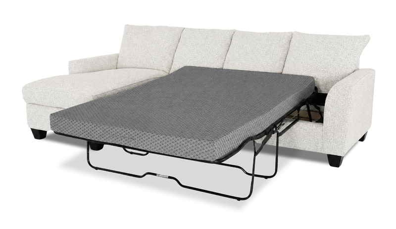 Sofa-lit sectionnel de gauche personnalisable Arc de Sofa Lab fabriqué au Canada en tissu - Teddy Riverrock